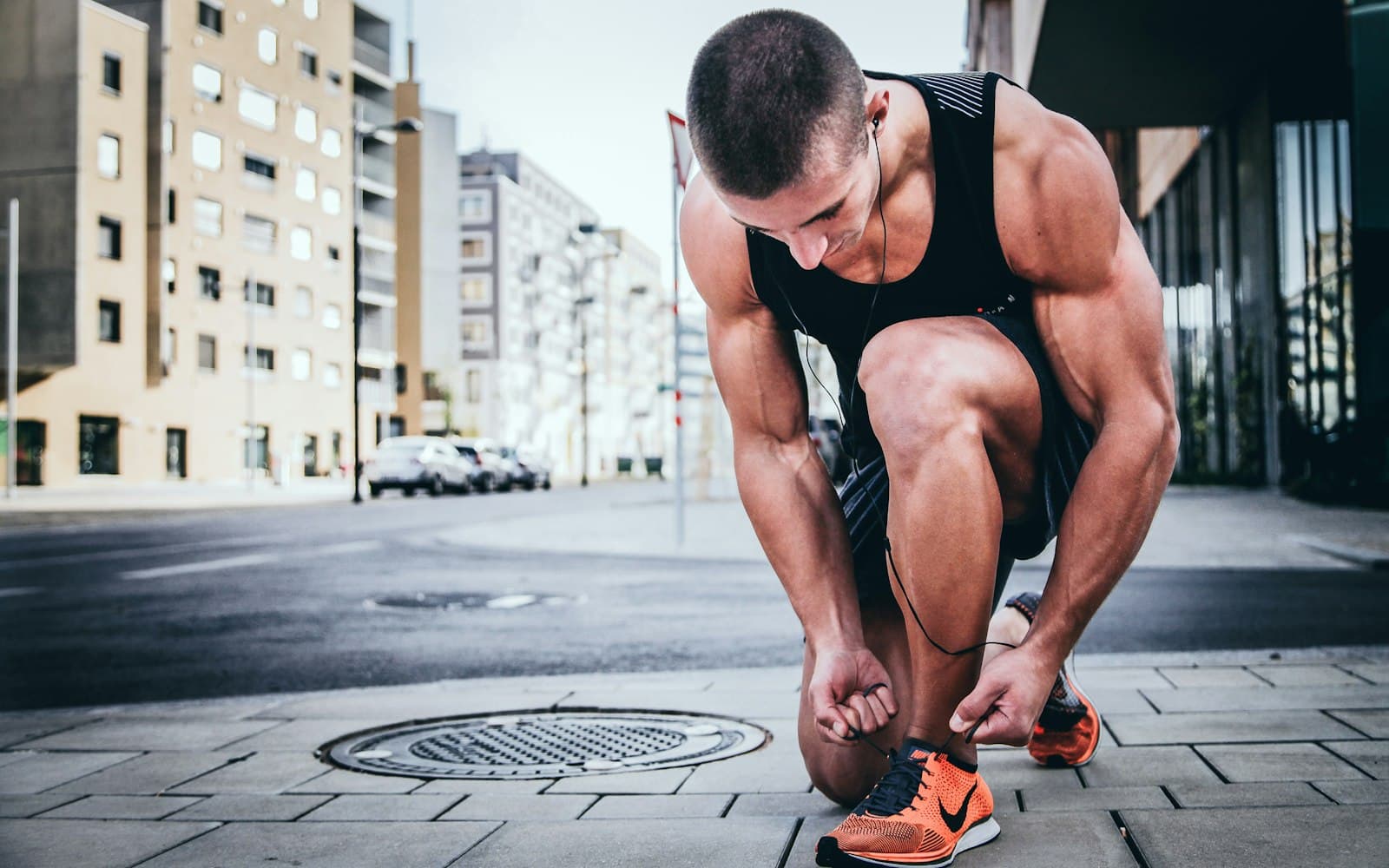 Runner tapering before a marathon